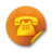 Orange sticker badges 244 Icon